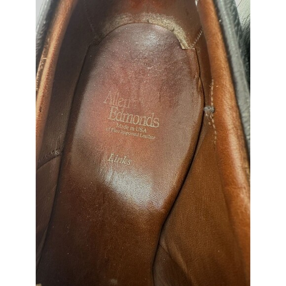 Allen Edmonds Mens “Links” Black Brown Saddle Oxfords Size 12 D  Golf main image 4